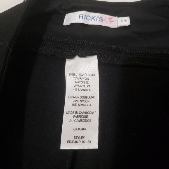 🌿3/$20 🌿 Ricki's Black Leggings Size Small - Picture 4 of 13